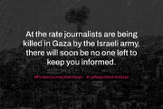 رسانه‌های جهان با صفحات سیاه کشتار خبرنگاران در غزه را محکوم کردند