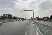 نصب دوربین‌های نظارت تصویری در بزرگراه شهید کاظمی