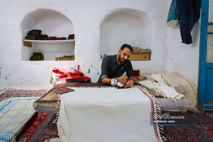 هنر چاپ سفره قلمکار