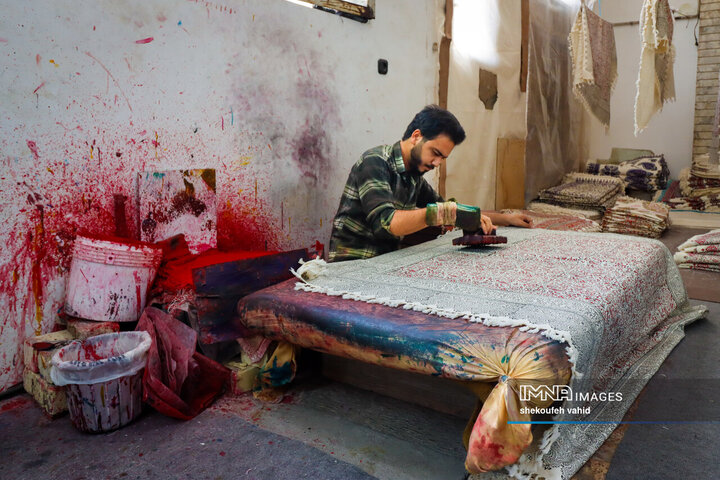 هنر چاپ سفره قلمکار