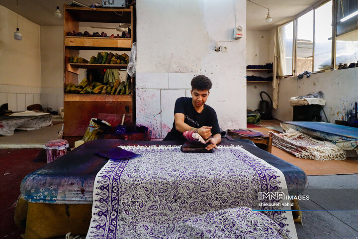 هنر چاپ سفره قلمکار