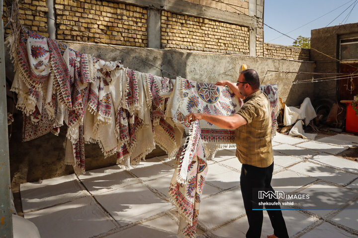 هنر چاپ سفره قلمکار