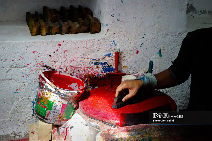 هنر چاپ سفره قلمکار