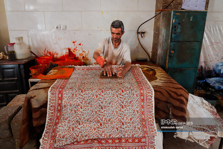 هنر چاپ سفره قلمکار