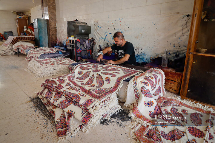 هنر چاپ سفره قلمکار