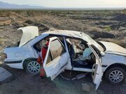 یک کشته و ۲ مصدوم بر اثر واژگونی سواری پراید