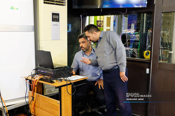 پشت صحنه برنامه تلویزیونی «اصفهان من»