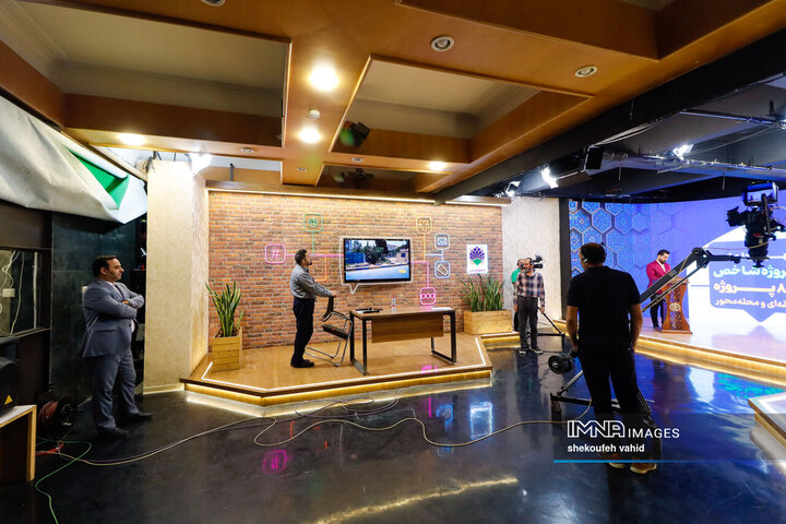 پشت صحنه برنامه تلویزیونی «اصفهان من»