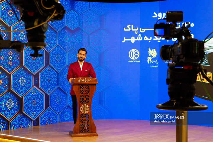 پشت صحنه برنامه تلویزیونی «اصفهان من»