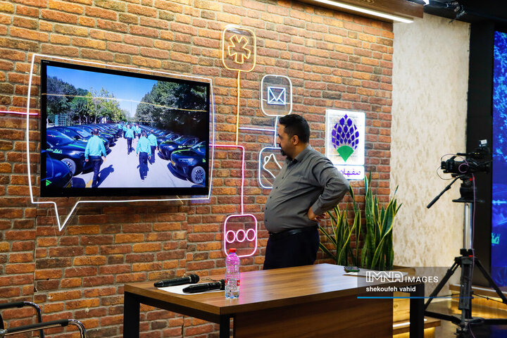 پشت صحنه برنامه تلویزیونی «اصفهان من»