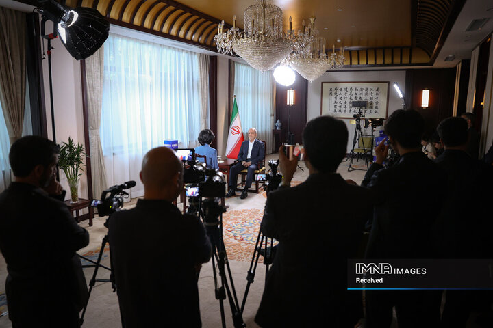 گفت‌وگوی رئیس جمهور با شبکه مرکزی تلویزیون چین