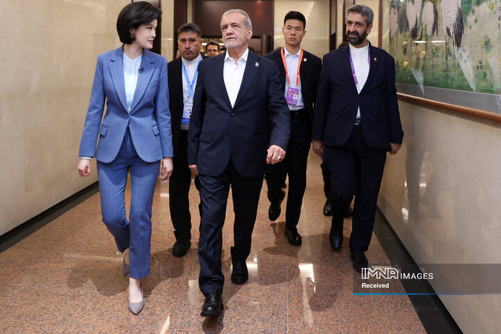 گفت‌وگوی رئیس جمهور با شبکه مرکزی تلویزیون چین