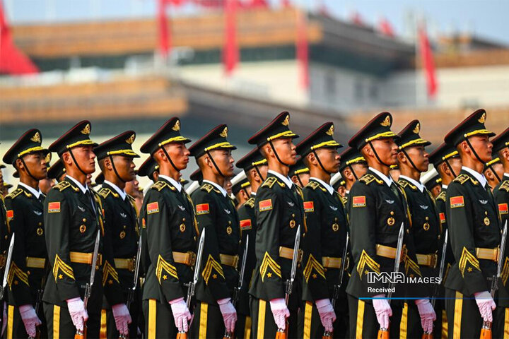 مراسم رژه نیروهای مسلح چین به مناسبت هشتادمین سال پایان جنگ جهانی