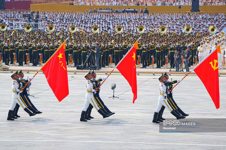 مراسم رژه نیروهای مسلح چین به مناسبت هشتادمین سال پایان جنگ جهانی