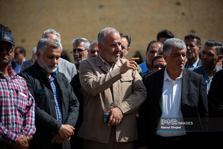 آیین بهره‌برداری از ۹۶ پروژه منطقه ۸ اصفهان