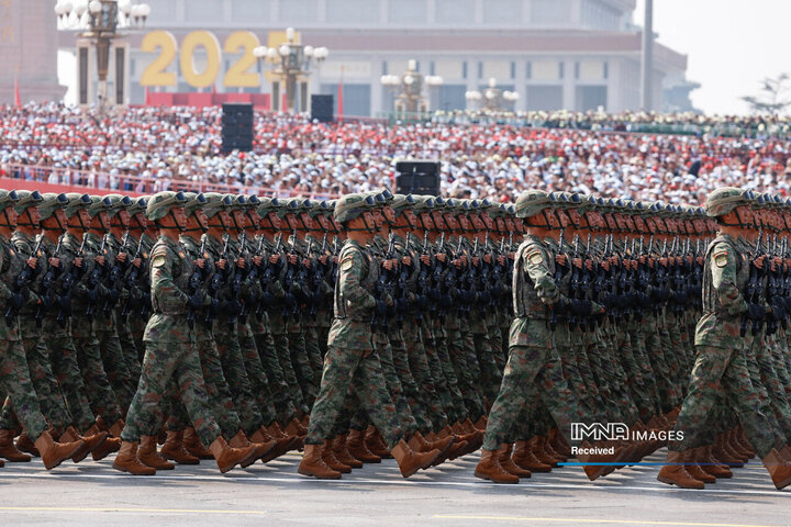 رژه ارتش چین به مناسبت هشتادمین سالگرد پیروزی در جنگ جهانی دوم