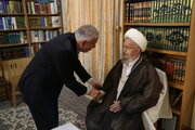دیدار وزیر میراث‌فرهنگی با مراجع و علمای قم