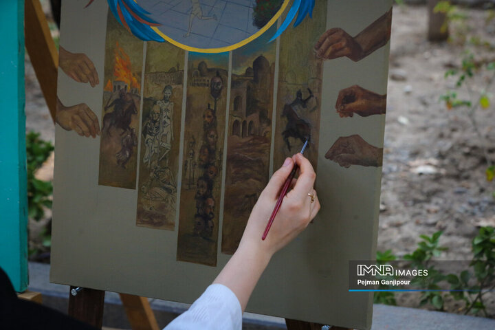 رویداد «رنگ شهر زندگی» در گذر چهارباغ