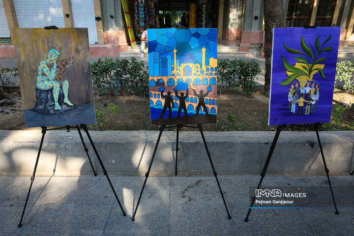 رویداد «رنگ شهر زندگی» در گذر چهارباغ