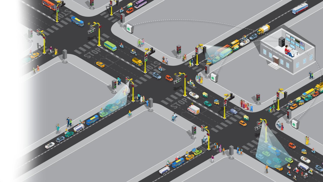 تاثیر فناوری هوش مصنوعی و حسگرها در بهینهسازی ترافیک