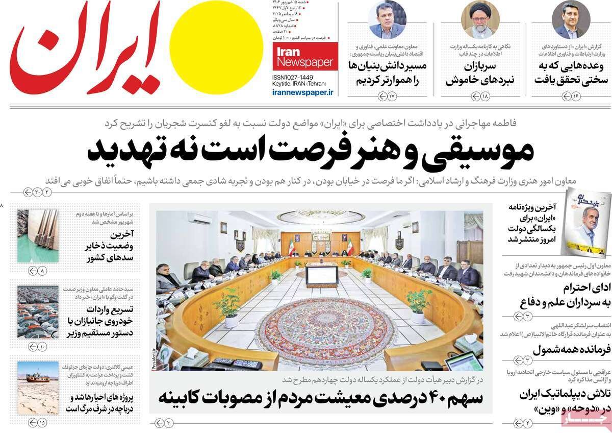 دست بلند ایران مقابل هرگونه ماجراجویی