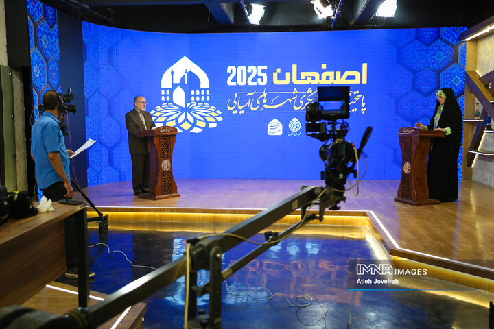پشت صحنه برنامه تلویزیونی «اصفهان من»