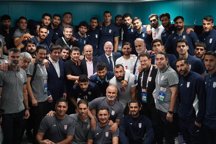 اینفانتینو: حضور تیم ملی فوتبال ایران در جام‌جهانی را تضمین می‌کنم