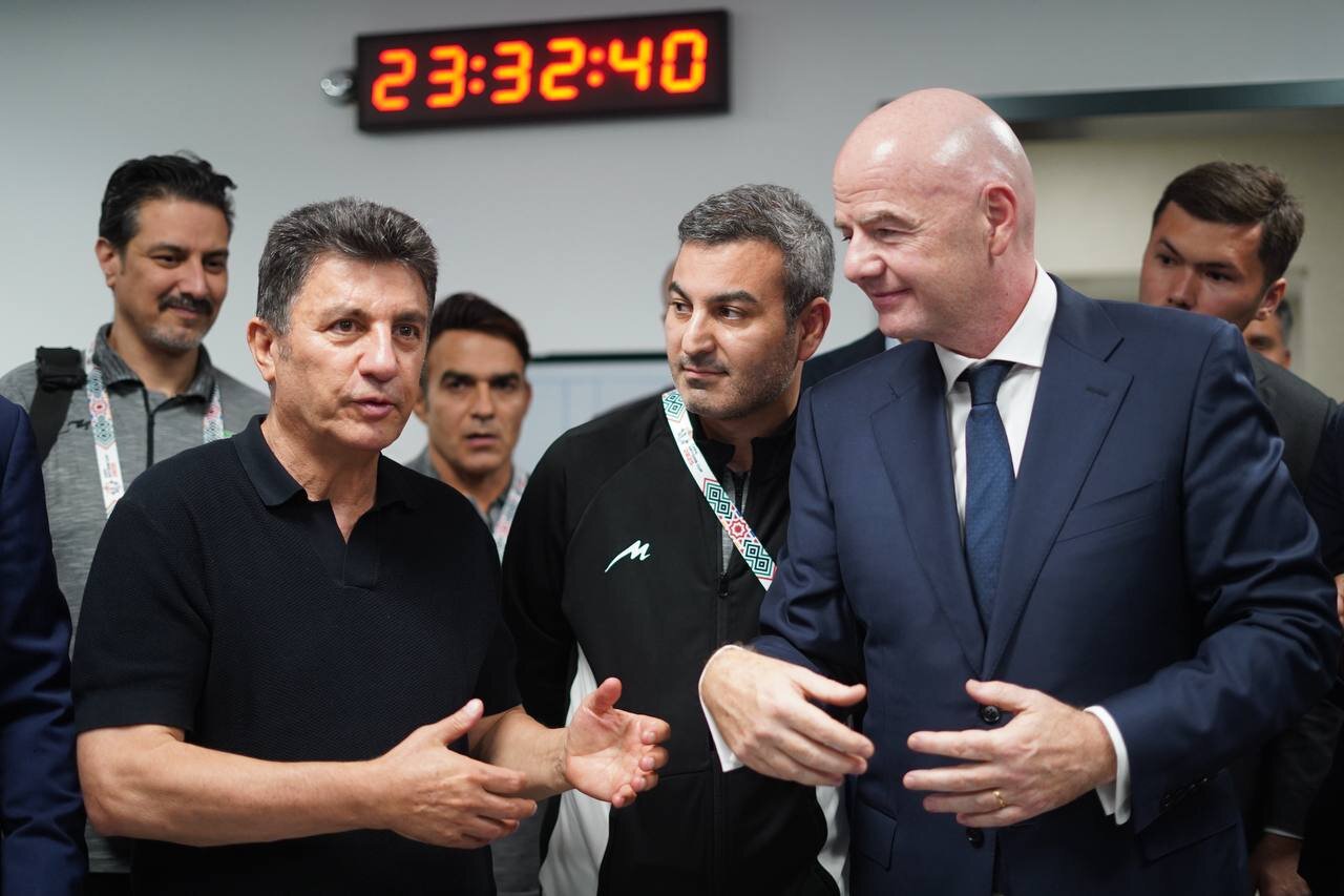 اینفانتینو: حضور تیم ملی فوتبال ایران در جامجهانی را تضمین میکنم