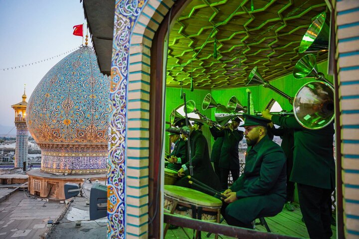 جشن میلاد با سعادت پیامبر اعظم (ص) و امام جعفر صادق (ع) در حرم شاهچراغ