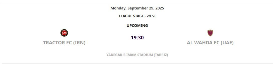 استقلال، تراکتور و سپاهان در ایران میزبان رقبای آسیایی + عکس