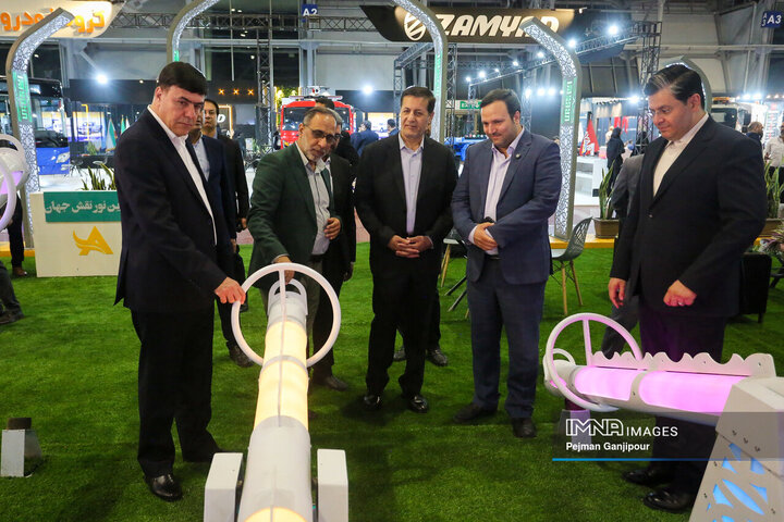 آیین افتتاح نمایشگاه حمل‌ونقل و ترانزیت و مدیریت شهری اصفهان ۱۴۰۴