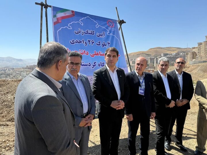 افتتاح و کلنگ‌زنی ۲ طرح عمرانی در دانشگاه کردستان