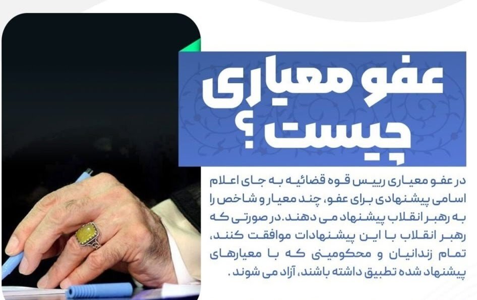 عفو معیاری چیست و چه کسانی مشمول عفو معیاری ۱۴۰۴ میشوند؟