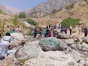 کوه‌گل با وجود زیرساخت‌های ضعیف در قرق مسافران و گردشگران + فیلم