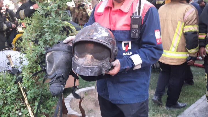 آتش‌نشان مشهدی در حادثه اطفای حریق آسمانی شد