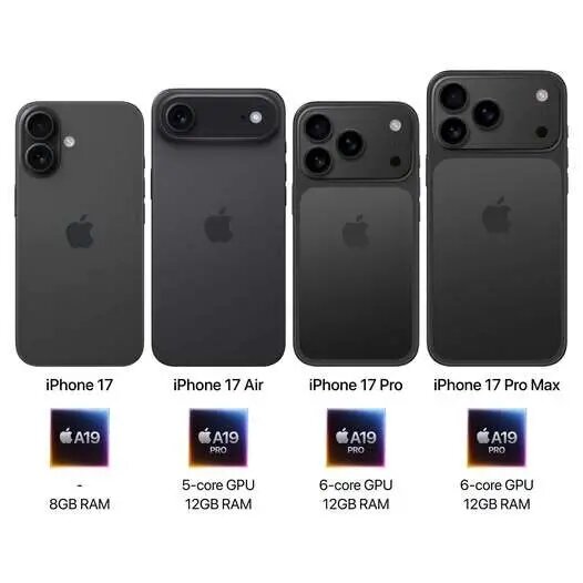 معرفی مدلهای مختلف آیفون ۱۷ + قیمت آیفون ۱۷ و مشخصات
