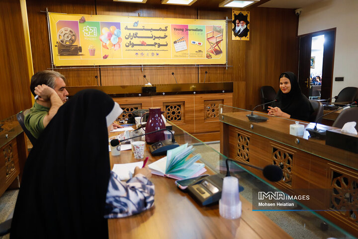 مصاحبه خبرنگاران نوجوان جشنواره فیلم کودک