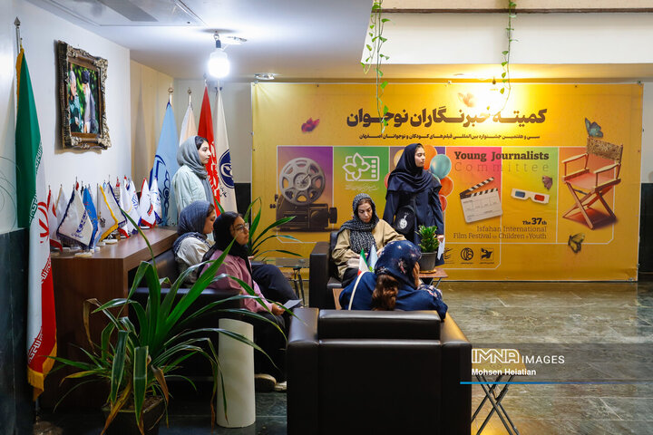مصاحبه خبرنگاران نوجوان جشنواره فیلم کودک