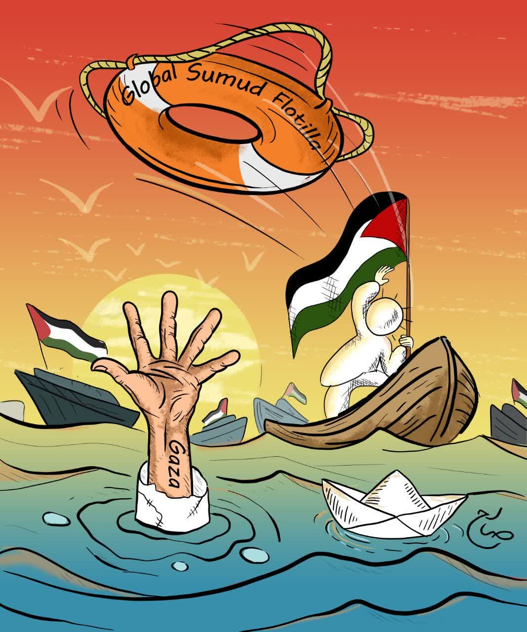 واکنش هنرمندان به کاروان صمود