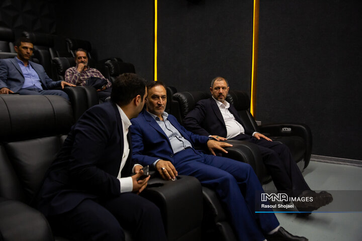 بازدید رئیس شورای عالی استان‌ها از پردیس سینمایی شهر رویاها و مرکز همایش‌های اصفهان