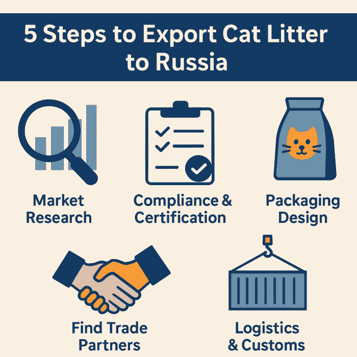 Cat Litter Exports to Russia: 5 Proven Steps to Enter a Market with 30% Higher Profit Marg