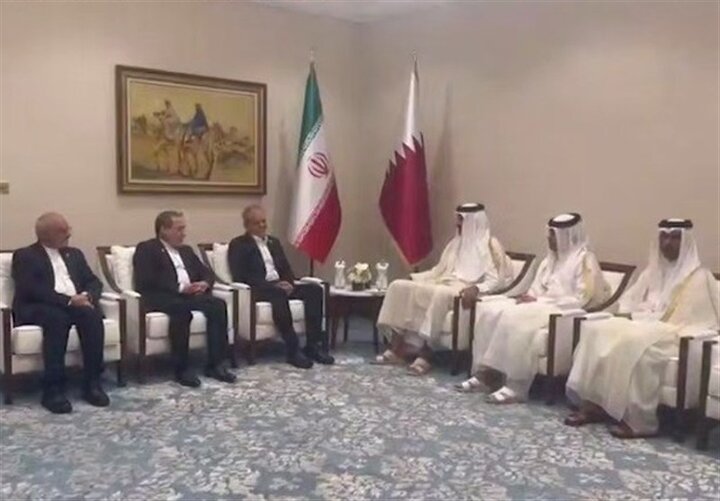 پزشکیان با امیر قطر دیدار کرد + فیلم