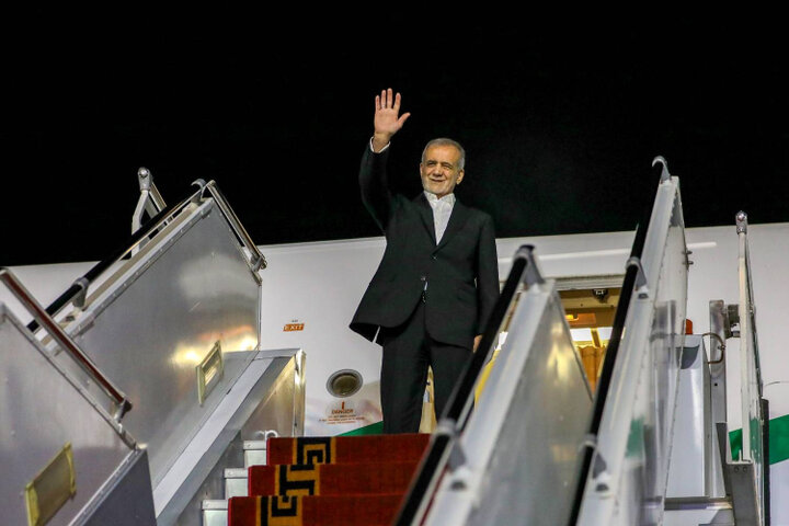 رئیس‌جمهور دوحه را به مقصد تهران ترک کرد