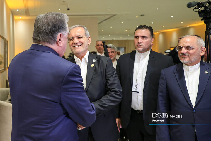 دیدار روسای جمهور ایران و تاجیکستان