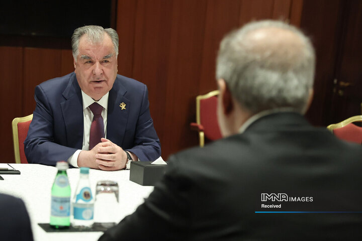 دیدار روسای جمهور ایران و تاجیکستان