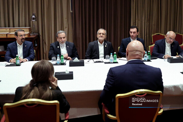 دیدار روسای جمهور ایران و لبنان