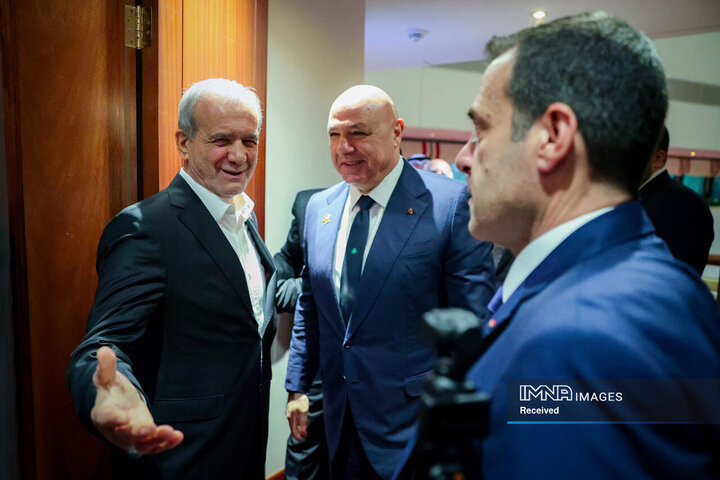 دیدار روسای جمهور ایران و لبنان