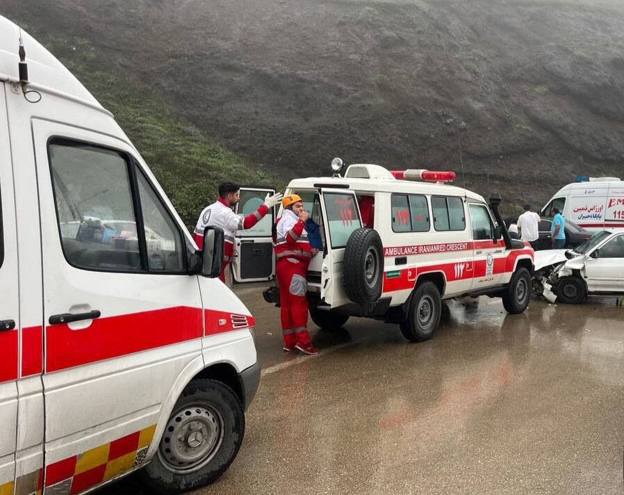 تصادف در محور نمین-آستارا ۶ مصدوم برجای گذاشت