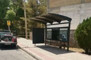 نصب بیش از ۲۰ سرپناه طرح جدید ایستگاه اتوبوس در منطقه ۶ اصفهان