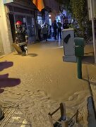 ماجرای نشت ماده عجیب در خیابان نشاط اصفهان چه بود؟ + فیلم و عکس